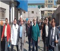 وفد من مجلس الوزراء يتفقد مستشفى القناطر الخيرية استعدادا لافتتاحها رسميا