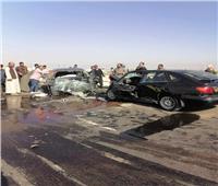 صور | ارتفاع ضحايا حادث صحراوي قنا إلى جثتين ومصاب