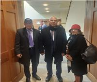 وزير النقل يلتقي أبناء الجالية المصرية المشاركين بالانتخابات الرئاسية في لندن  