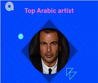 عمرو دياب أكثر فنان عربي استماعًا على أنغامي في 2023
