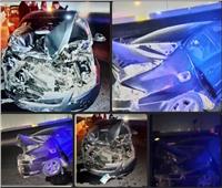 الصور الأولى من حادث أشرف عبد الغفور الذي تسبب في وفاته