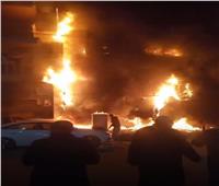السيطرة على حريق «هايبر ماركت» شهير في الإسكندرية| صور