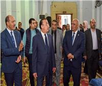 محافظ الإسكندرية يتفقد اللجنة العامة للانتخابات الرئاسية بكلية فيكتوريا
