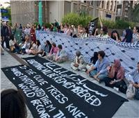 «فلسطين حرة».. مظاهرة تضامنية مع «غزة» على هامش «كوب 28» بدبي 