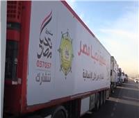التموين: إرسال 16 طن مساعدات إلى قطاع غزة| فيديو