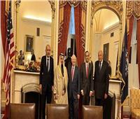 شكري ووزراء عرب يلتقون رئيس لجنة العلاقات الخارجية في مجلس الشيوخ الأمريكي   