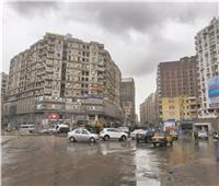 تواصل سقوط الأمطار على الإسكندرية لليوم الثالث وانتظام الحركة بالميناء