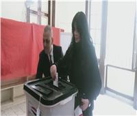 حورية فرغلي تدلي بصوتها في الانتخابات الرئاسية 2024