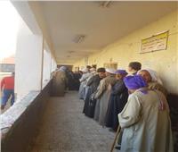 إقبال كبير من أهالي قرية البدرمان بالمنيا على الانتخابات الرئاسية