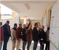 الانتخابات الرئاسية 2024| توافد الناخبين بمدينة أبورديس للإدلاء بأصواتهم  