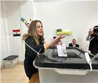 نهال عنبر تدلي بصوتها في الانتخابات الرئاسية 2024