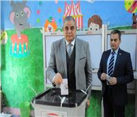 رئيس جامعة كفرالشيخ يدلي بصوته في الانتخابات الرئاسية
