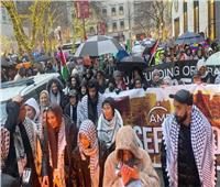 مسيرة جماهيرية في شيكاغو رفضا للعدوان الإسرائيلي على غزة