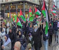 مظاهرات في أوروبا تنديدا باستمرار العدوان الإسرائيلي على غزة