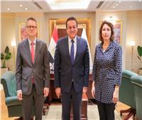 وزير الصحة يستقبل السفير الألماني لبحث التعاون وتقديم المساعدات للأشقاء الفلسطينيين