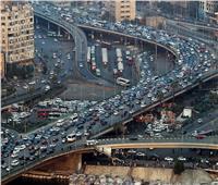 كثافات أعلى كوبري أكتوبر.. حالة المرور على طرق ومحاور القاهرة 