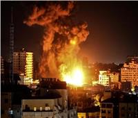 قصف إسرائيلي بالقنابل الفسفورية على مخيم البريج جنوب غزة
