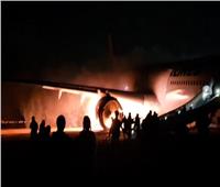 بدء التحقيق في واقعة اشتعال النيران بإحدى طائرات الخطوط اليابانية بمطار هانيدا