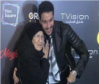 عواطف حلمي تدعم حفيدها نور النبوي في عرض فيلم "الحريفة"