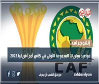 إنفوجراف | مواعيد مباريات المجموعة الأولى في كأس أمم أفريقيا 2023