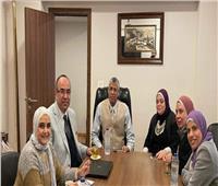 جامعة المنوفية في زيارة للإدارة المركزية للوافدين بالقاهرة