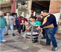 حي بولاق الدكرور يشن حملة إشغالات موسعة بشارع ناهيا| صور