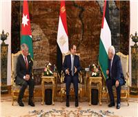 التنسيق متواصل بين مصر والأردن وفلسطين للتشاور في القضايا المهمة للمنطقة
