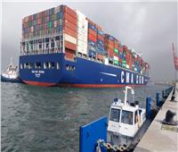 «تحيا مصر» تستقبل سفينة حاويات عملاقة بـ «ميناء الأسكندرية»
