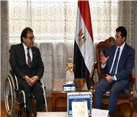 وزير الشباب والرياضة يلتقي سفير نيبال بمصر