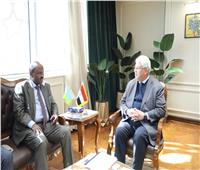 وزير التعليم العالي يستقبل سفير جيبوتي لبحث سبل التعاون الأكاديمي والبحثي