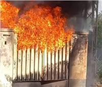 الحماية المدنية تُسيطر على حريق بمحول كهرباء أطفيح