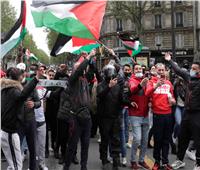 مسيرة جماهيرية داعمة لفلسطين تتجه من باريس إلى بروكسل