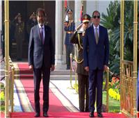 الرئيس السيسي يستقبل نظيره الصومالي بقصر الاتحادية| فيديو