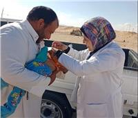 انطلاق حملة التطعيم ضد مرض شلل الأطفال بقرى سيناء