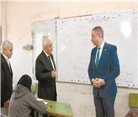 حجازي والأنصاري يتفقدان امتحانات الإعدادية في الفيوم