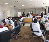 العمل: برنامج تدريبي على التطريز اليدوي لفتيات المنيا