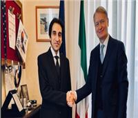 بسام راضى يناقش العلاقات "المصرية الإيطالية" مع ‏زعيم الأغلبية بمجلس الشيوخ 