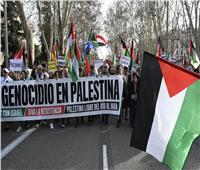 20 ألف متظاهر في مدريد يطالبون بوقف «الإبادة الجماعية» في غزة