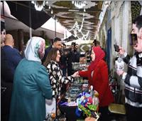 وزيرة الهجرة ومحافظ الدقهلية يفتتحان معرض «أيادي مصر» للمنتجات التراثية