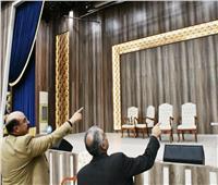 محافظ أسوان يتفقد أعمال التطوير بقاعة مؤتمرات عروس النيل الدولية