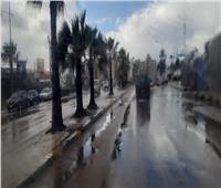 لليوم العاشر على التوالي.. استمرار هطول الأمطار الغزيرة على الإسكندرية 