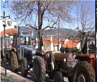 احتجاجات المزارعين تدخل يومها العاشر في معظم أنحاء اليونان