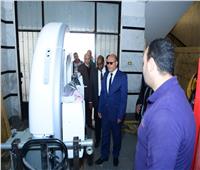 رئيس جامعة سوهاج يتابع التجهيزات النهائية لتركيب جهاز الجاما كاميرا بالمستشفى القديم