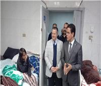 «الجيزاوي والدخاخني» يزوران المرضى الفلسطينيين بمستشفي بنها الجامعي 