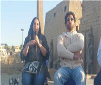 ننشر أبرز تصريحات حسن الرداد وإيمي سمير غانم في ندوتهما بمهرجان الأقصر | فيديو وصور 