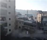 حادث مروع..  انهيار مبنى سكني في بيروت