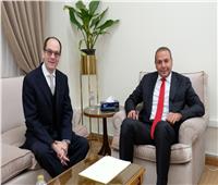 رئيس قطاع الشؤون السياسية الدولية بالجامعة العربية يستقبل سفير النمسا بالقاهرة