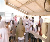 200 طفل فى محطة «بنبان الشمسية»