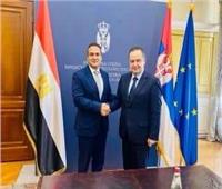 سفير مصر ببلجراد يناقش سبل تطوير العلاقات الثنائية مع وزير الخارجية الصربي