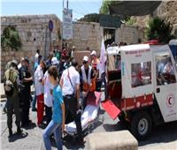 الهلال الأحمر الفلسطيني: إجلاء 21 جريحًا من مجمع ناصر الطبي بغزة
